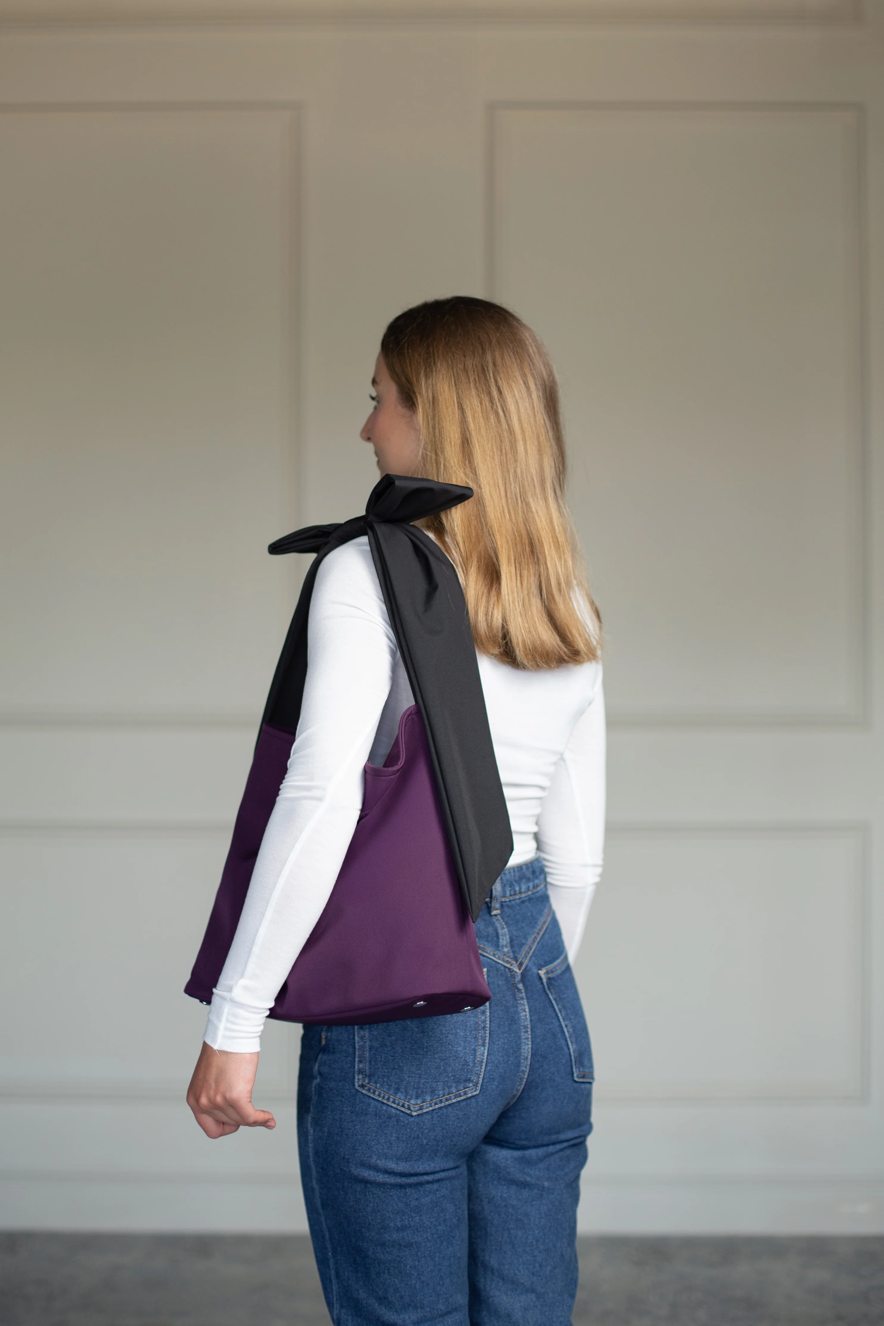 Bow Tote Bag | Sugar Plum - Image 3